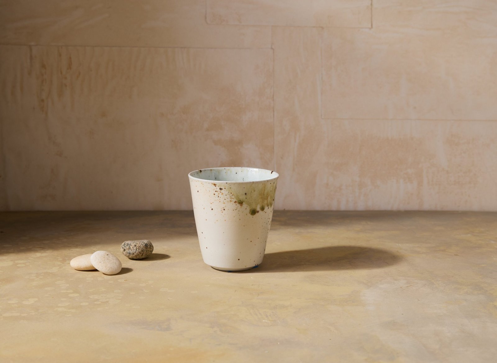 Kazegama-Fired Porcelain Cup, Celadon Glaze, no.3 - Image 3