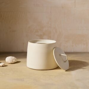 Matte Lidded Jar, Short